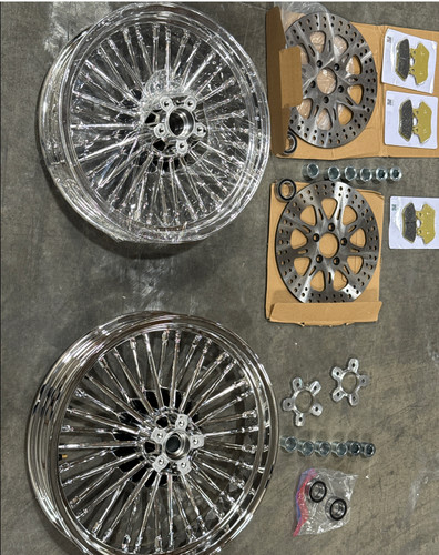 18x3 16x3 fat spoke wheels - 18x3.5,