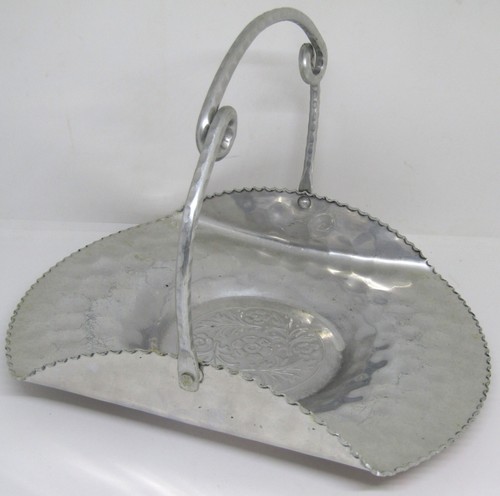 Vintage hammered aluminum - hammered,