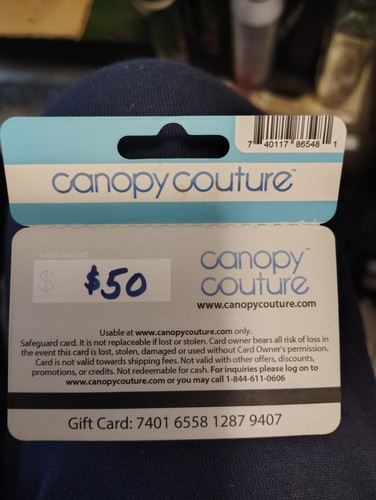 Canopy couture gift card - canopy,