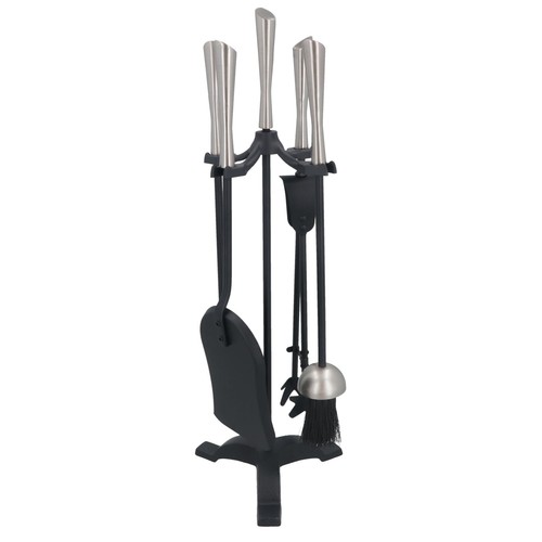 Fire side companion set with - companion,