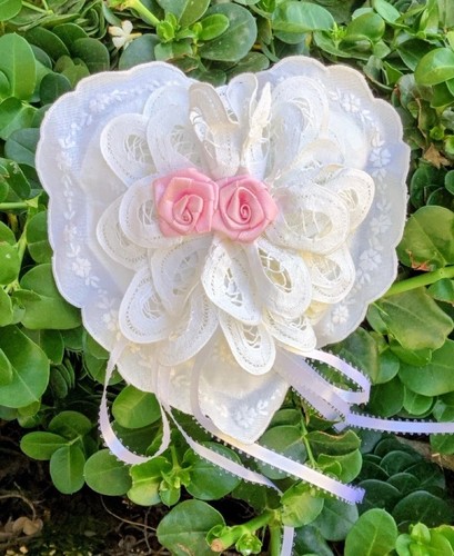 Wedding ring bearer pillow - bearer,