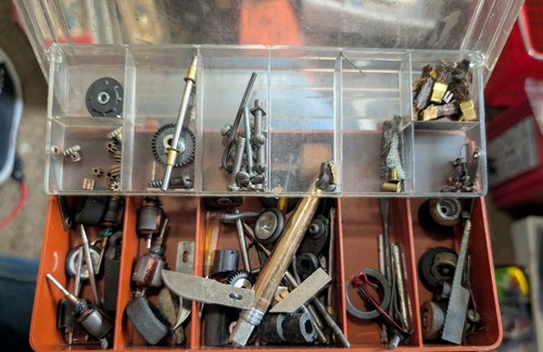Vintage slot car - box, parts