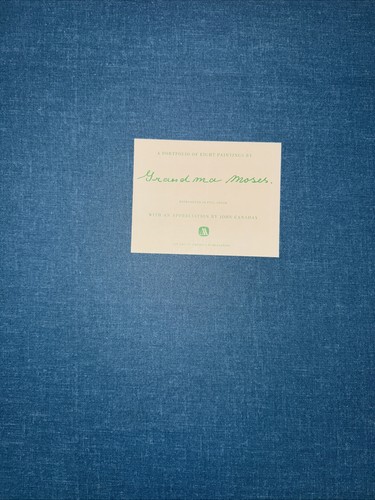 Vtg grandma moses portfolio - vtg,