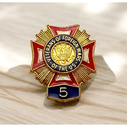 Vfw pin veterans foreign - vfw,