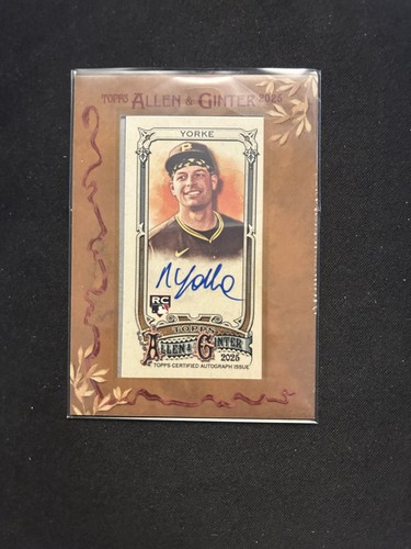 Nick yorke 2025 topps - yorke,