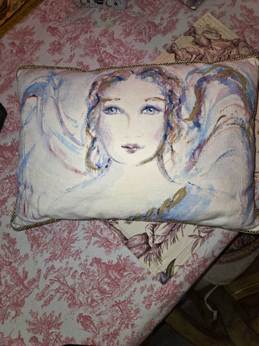 Beautiful handpainted angel - handpainted,