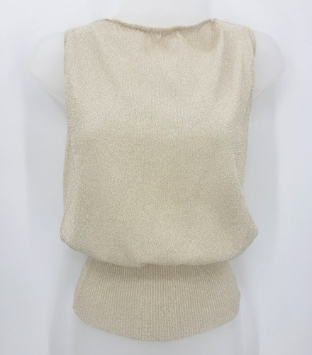 Zara top womens medium gold - medium,