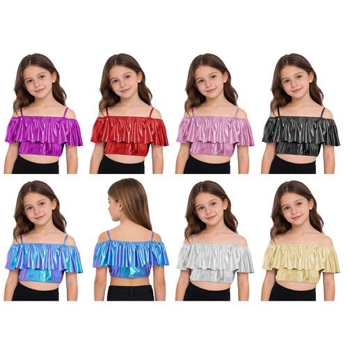Kids girls crop top sparkle - kids,