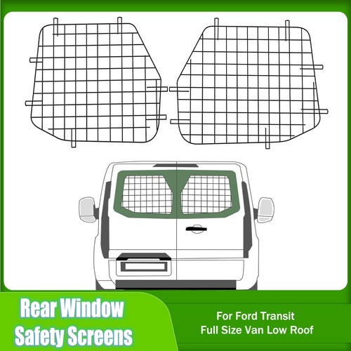 Pair rear door window - pair,