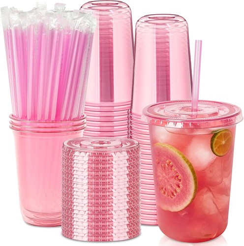 Sets 16oz pink plastic - -,