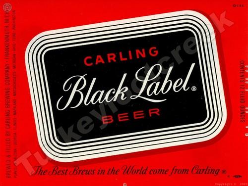 Carling black label beer - carling,