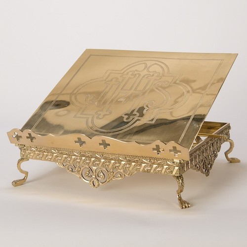 Adjustable brass church missal - brass,