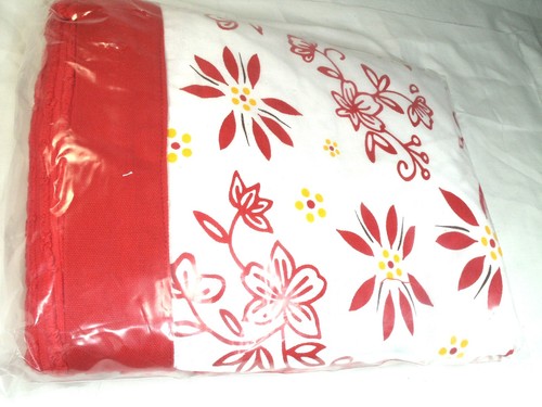 Red kitchen apron - red,