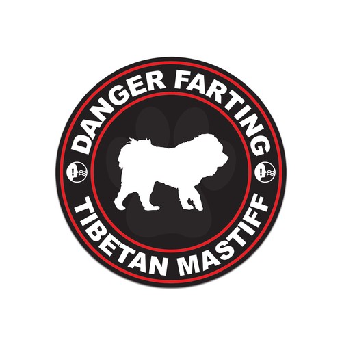 Danger farting tibetan mastiff - farting,