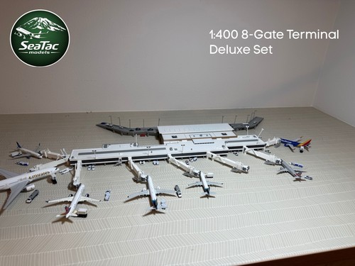 400 gate model airport - 1:400, 8-gate