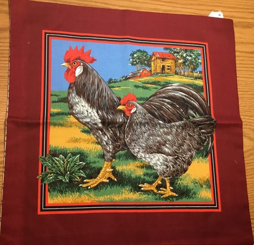 Handmade hen rooster and - rooster,