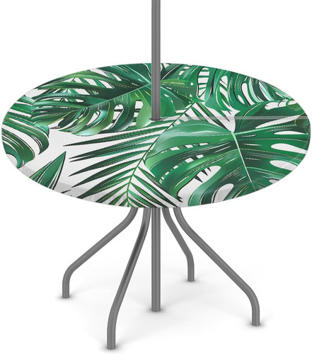 Green monstera palm leaves - monstera,