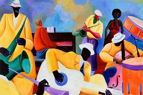 African american art print - african,
