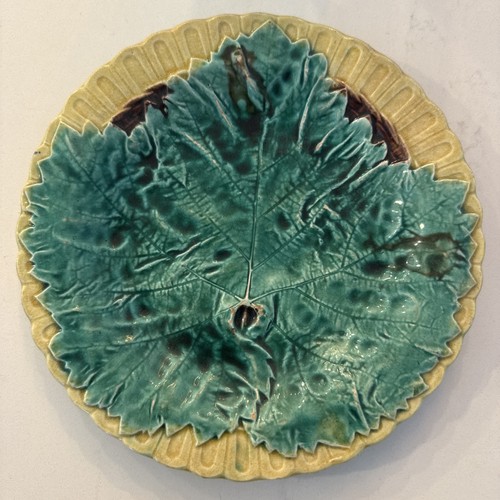 19th english majolica - majolica, 8.75"
