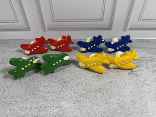 Set colorful airplane - colorful,