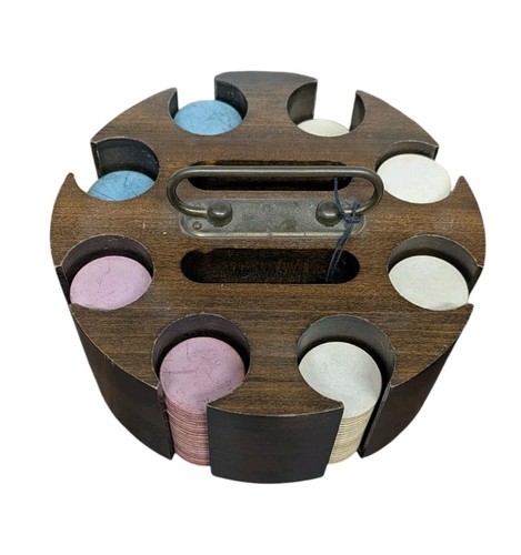 Art deco poker chip - chip, set