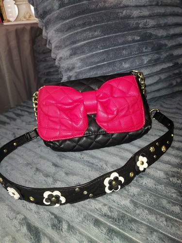 Betsey johnson quilted faux - johnson,