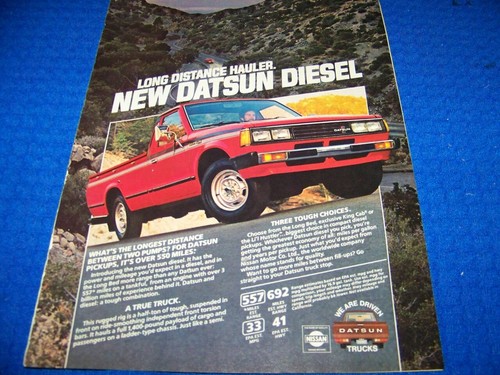 1981 datsun diesel truck new - datsun,