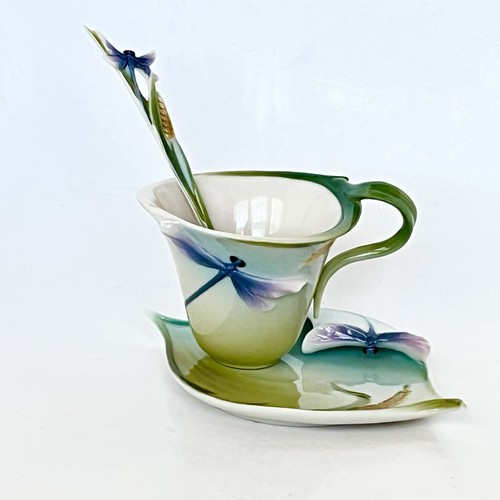 Franz porcelain dragonfly - porcelain,