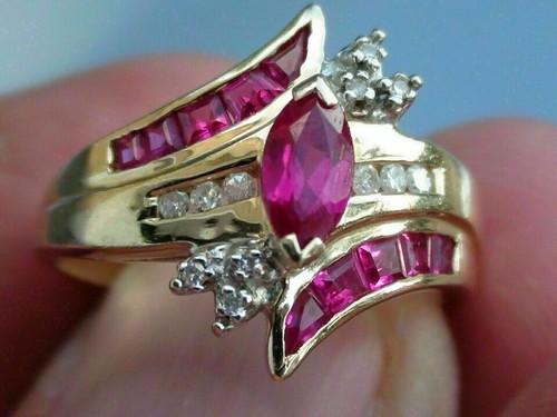 2ct lab created - lab, pink