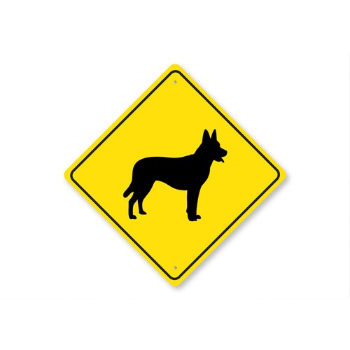 Dutch sheperd dog - sheperd, sign