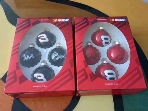 Nascar christmas ornaments lot - nascar,