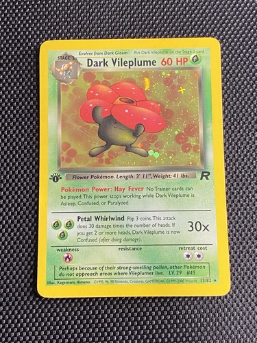 Dark vileplume first - vileplume, edition