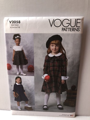 Vogue v2058 girls easy - v2058,