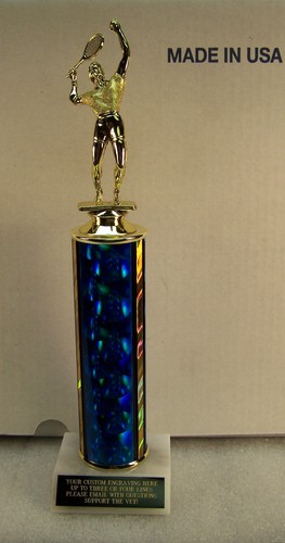 Tennis trophy tall male - male, or