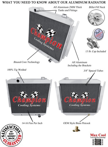 Champion row radiator - champion,