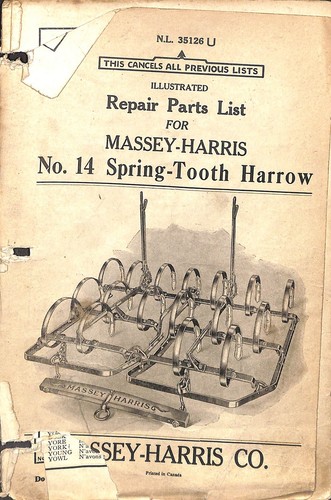 Massey harris 14 - no.,