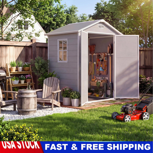 Outdoor resin storage - 6'x4',