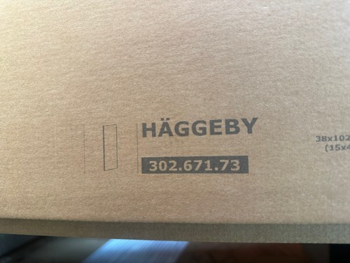 Qty ikea haggeby - haggeby, white