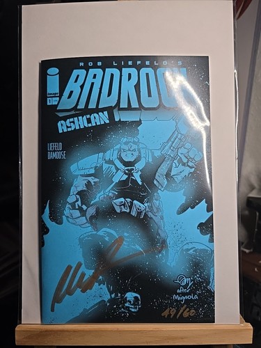 Badrock ashcan blue - 1, signed
