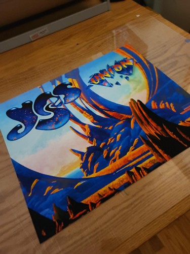 Yes union promo poster 1991 - union,