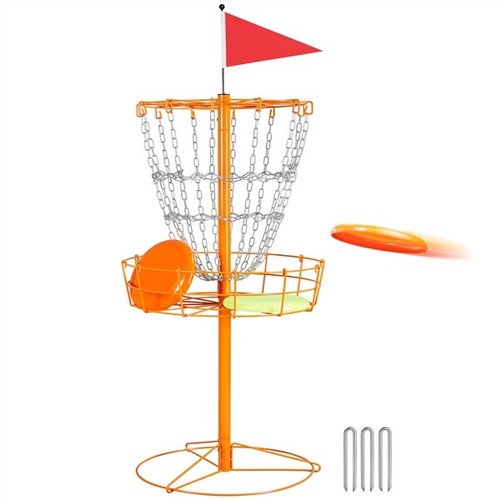 Portable disc golf basket - golf,