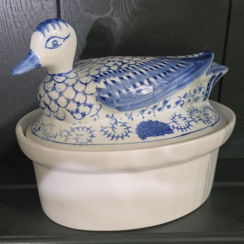 Vintage duck oval - vintage, glazed