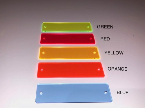 Colored plastics for stern - for,