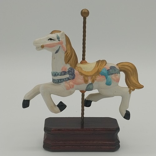 Carousel horse figurine - figurine, on