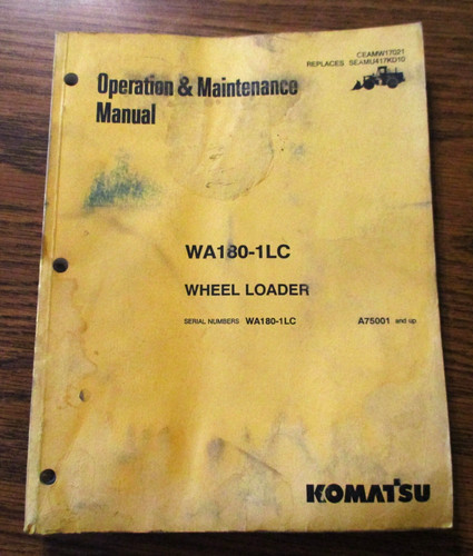 Komatsu wa180 1lc wheel loader - komatsu,