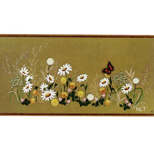 Vintage crewel embroidery kit - crewel,