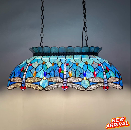 Tiffany style pool table light - style,