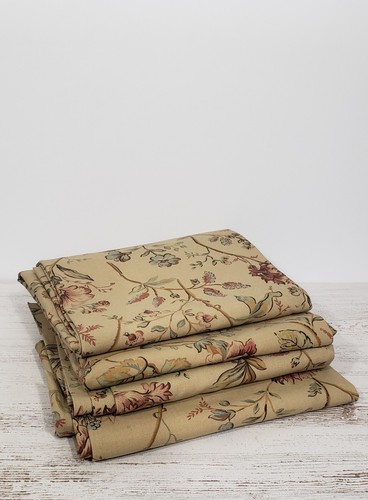 Pottery barn tan floral - pottery,