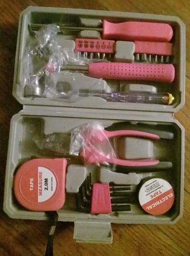 Piece pink tool kit - pink,