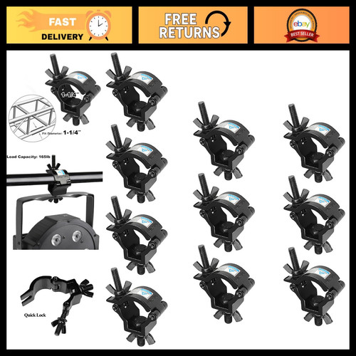 Pack black truss clamp - 10,